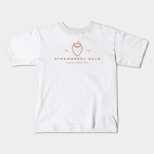 Strawberry Days Pleasant Grove Utah Celebration Kids T-Shirt